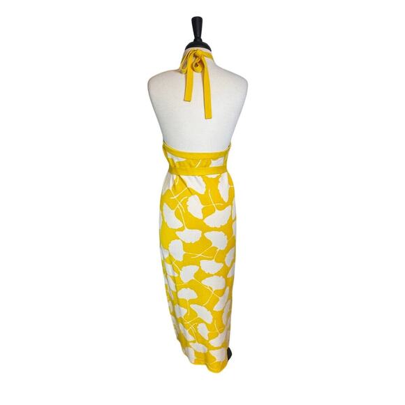 New Diane Von Furstenberg for Target Ginkgo Yellow Sweaterknit Midi Dress Sz XL - Picture 9 of 14